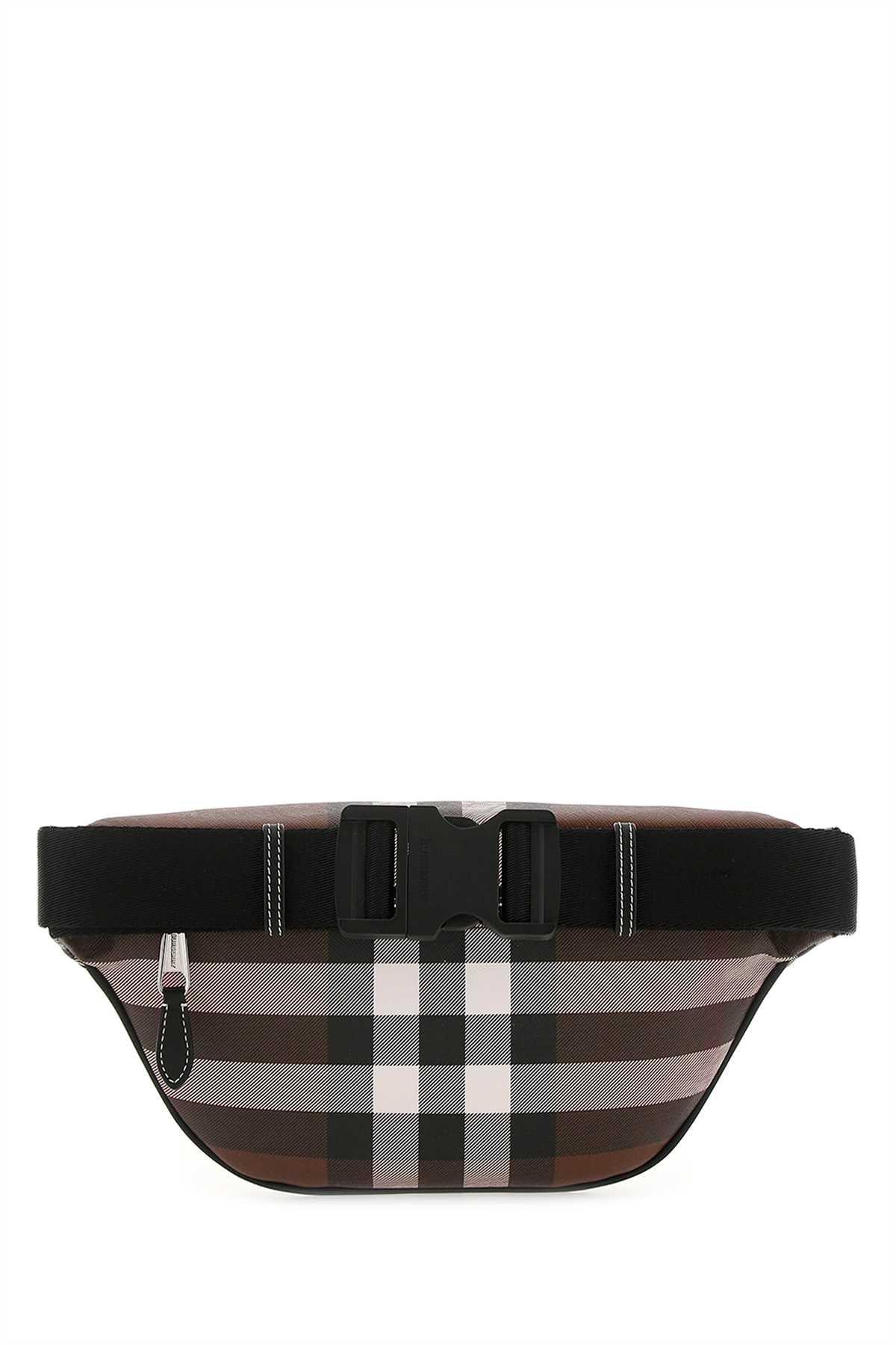 checkered belt bag