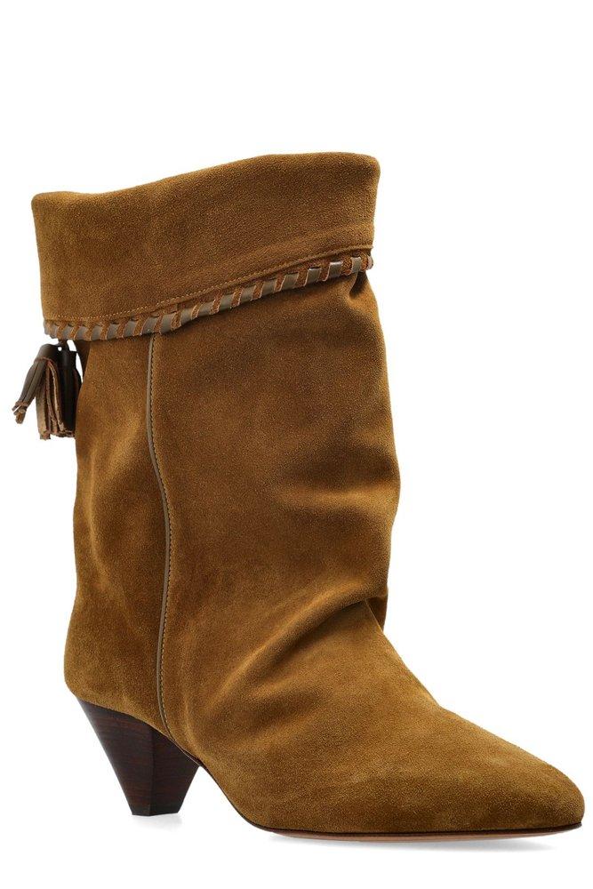 Isabel Marant Dalby Tassel Detailed Boots in Brown Lyst Canada