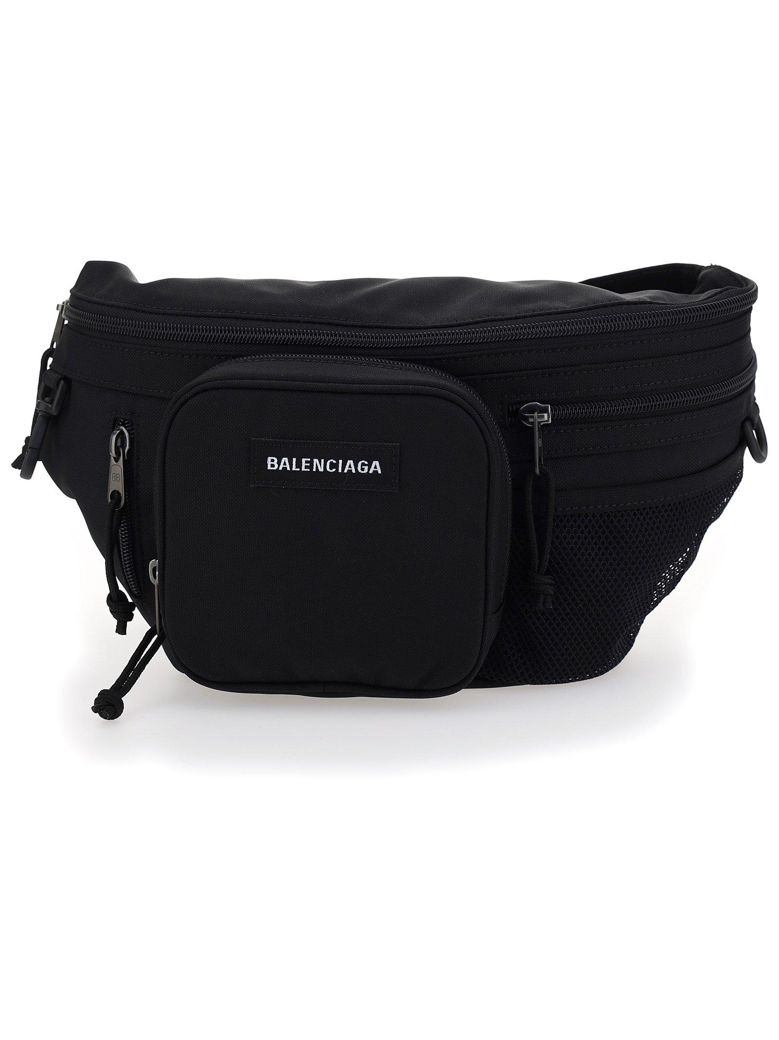 Balenciaga Explorer Multi-zip Belt Bag in Black for Men | Lyst