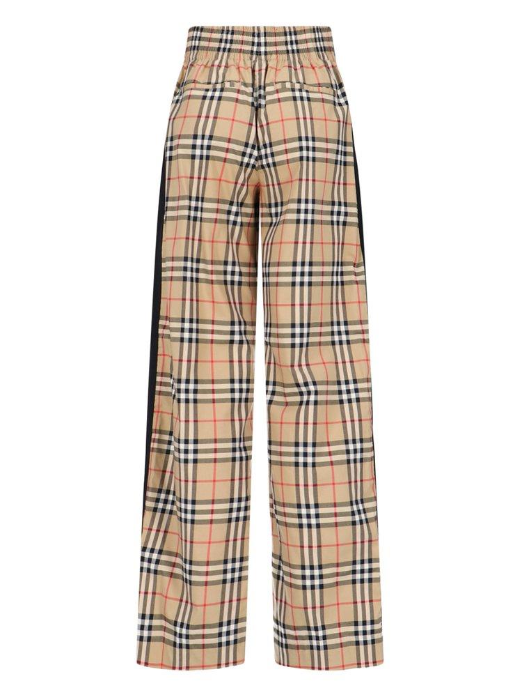 Burberry check cheap trousers
