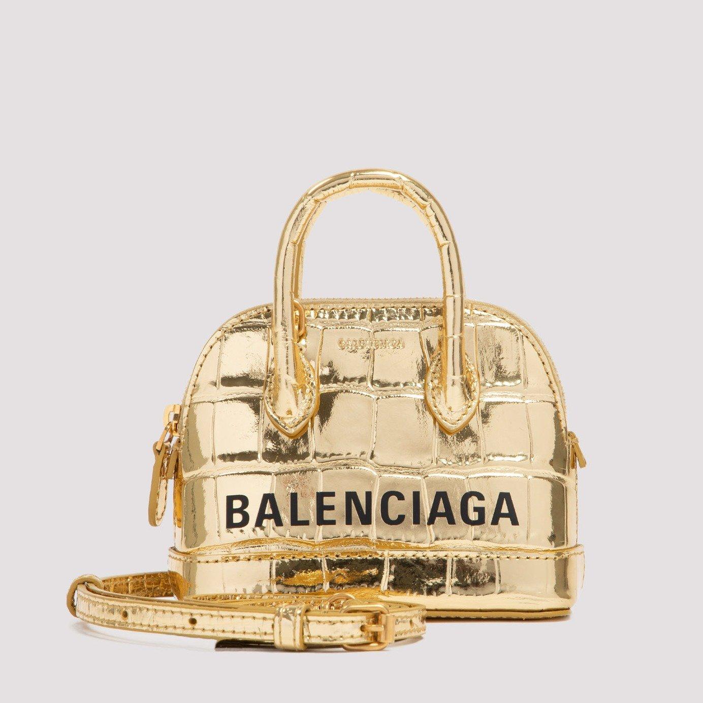 Balenciaga Ville Mini Tote Bag in Metallic | Lyst