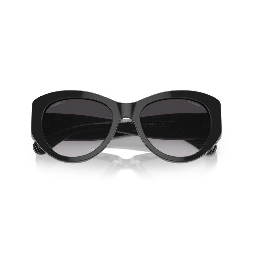 CHANEL CH5477 Women's Cat's Eye Sunglasses, Red - John Lewis