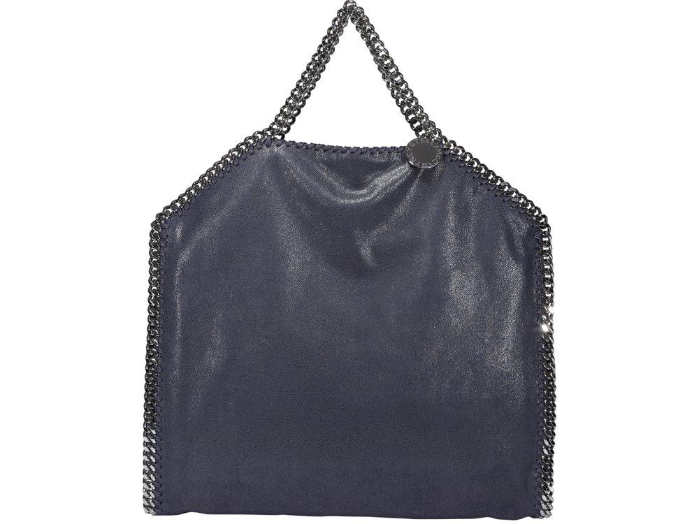 Stella McCartney Synthetic Falabella Fold Over Tote Bag in Navy 
