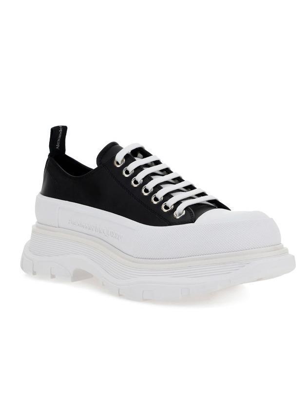 Alexander McQueen Tread Slick Cotton Sneakers in Black for Men ...