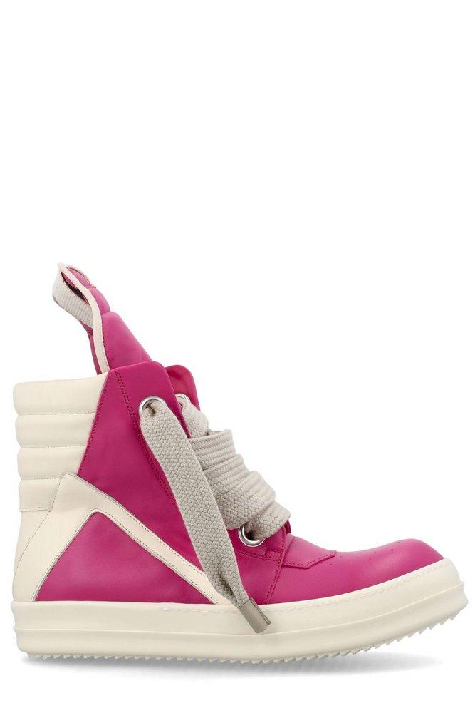 Rick Owens Wide Lace Geobasket in Pink for Men | Lyst UK