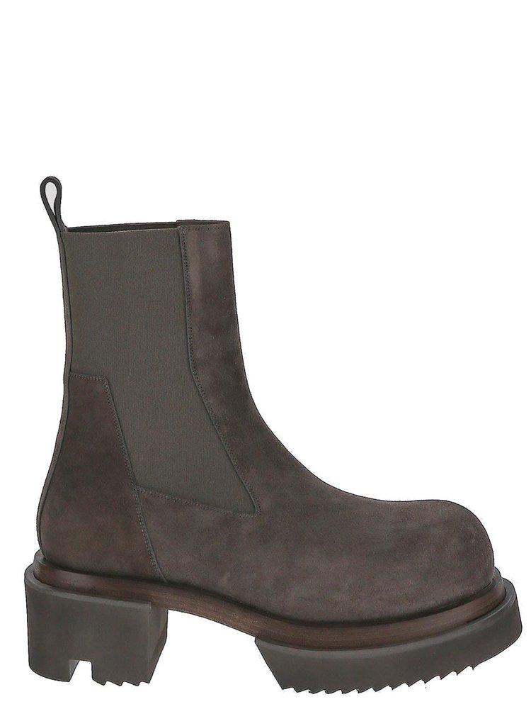 Rick Owens Beatle Bogun Chunky-sole Boots in Brown for Men