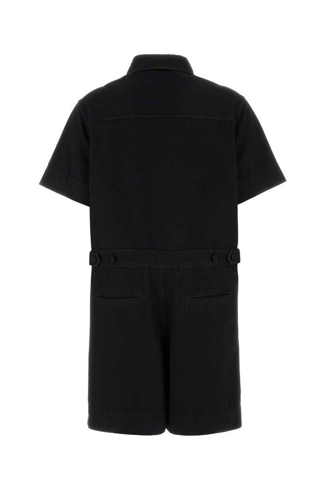ワンピース GUCCI Black Denim Jumpsuit Women's Gucci Jumpsuits and rompers | Lyst