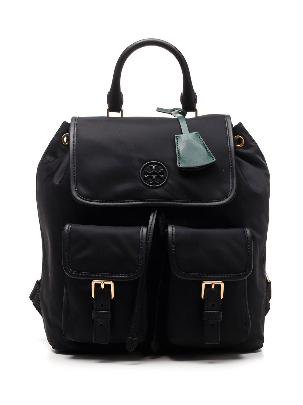 carter flap backpack tory burch