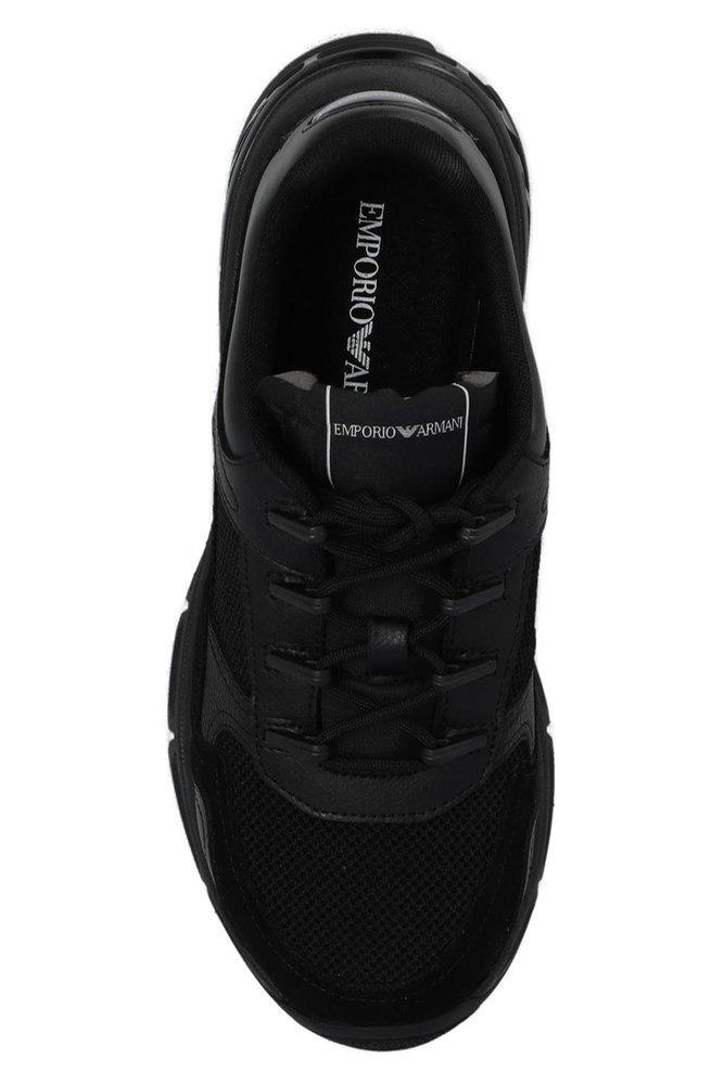 Emporio armani clearance black shoes