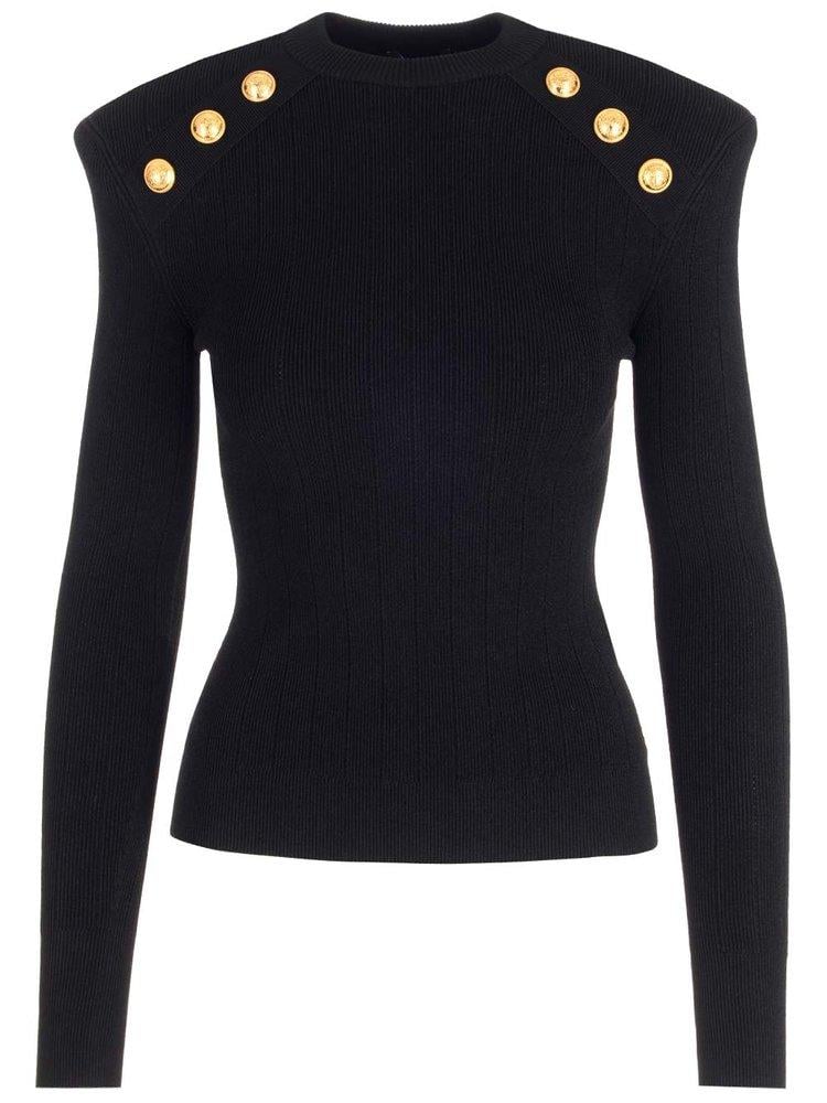 Balmain jumper black and gold outlet
