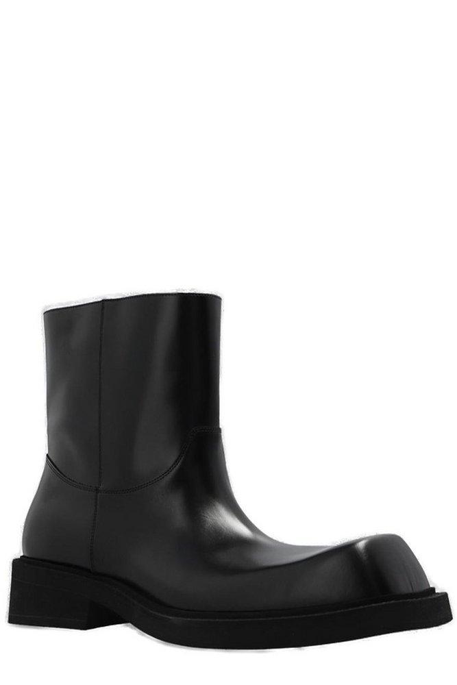Balenciaga Inspector Square-toe Ankle Boots in Black for Men | Lyst