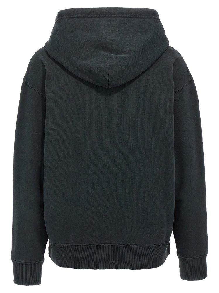 パーカー・フーディ Mm6 Jersey And Wool Hoodie MM6 Maison Margiela Virgin Wool and Jersey Panelled Hoodie