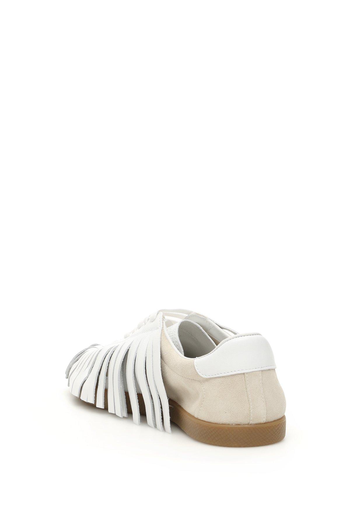 lanvin fringe sneakers