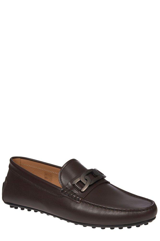 Tod's Gommino Chain Plaque Loafers in 