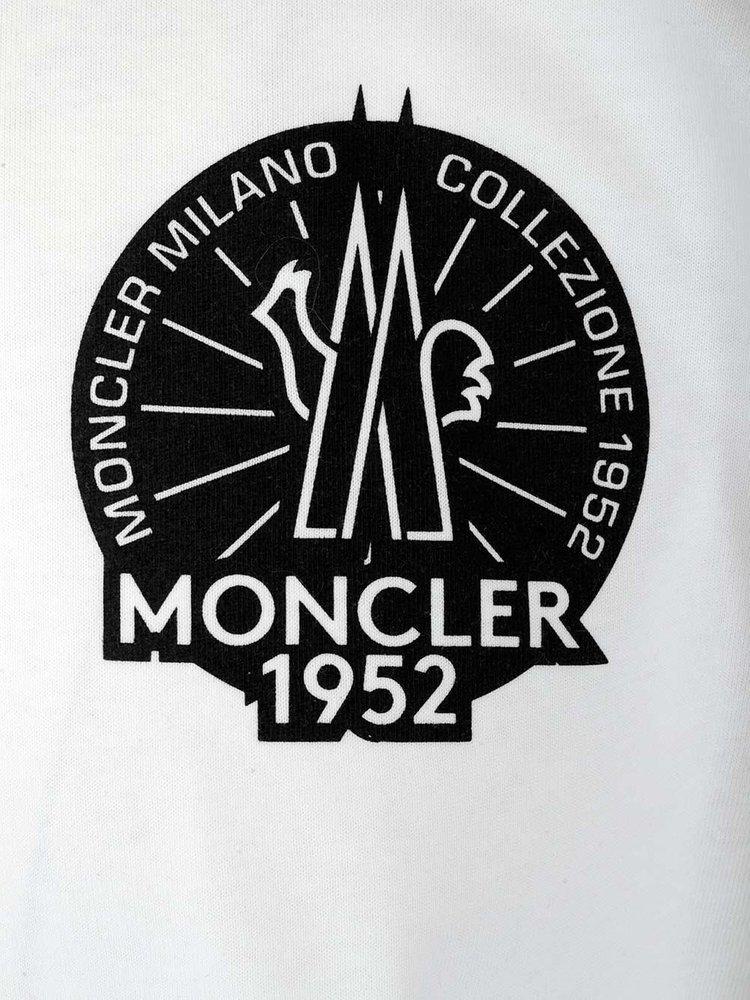 Moncler Genius Moncler 1952 Logo Printed Long Sleeve T-shirt in 