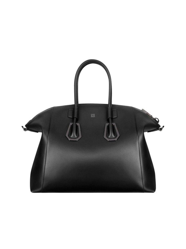【関税&送料込】Givenchy Black Leather Small Antigona Sport Givenchy Small Antigona Sport Tote Bag | Black | FARFETCH CA