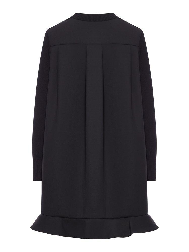 ワンピース Sacai Shirt dress Black Poplin and jersey T-shirt dress in black - Sacai | Mytheresa