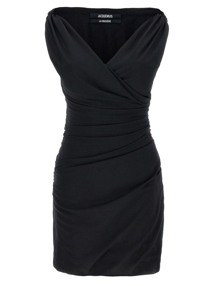 パーティードレス JACQUEMUS 233DR079 1495 990 Dresses Black La Robe Saudade Maxi Dress Black | The Webster