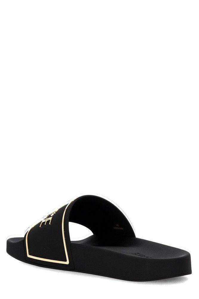 VERSACE｜SLIPPERS (Logo Sliders(78YA3SQ 171352 003)) Logo Sliders | VERSACE US
