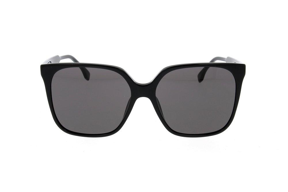 Fendi Square Frame Sunglasses in Black | Lyst