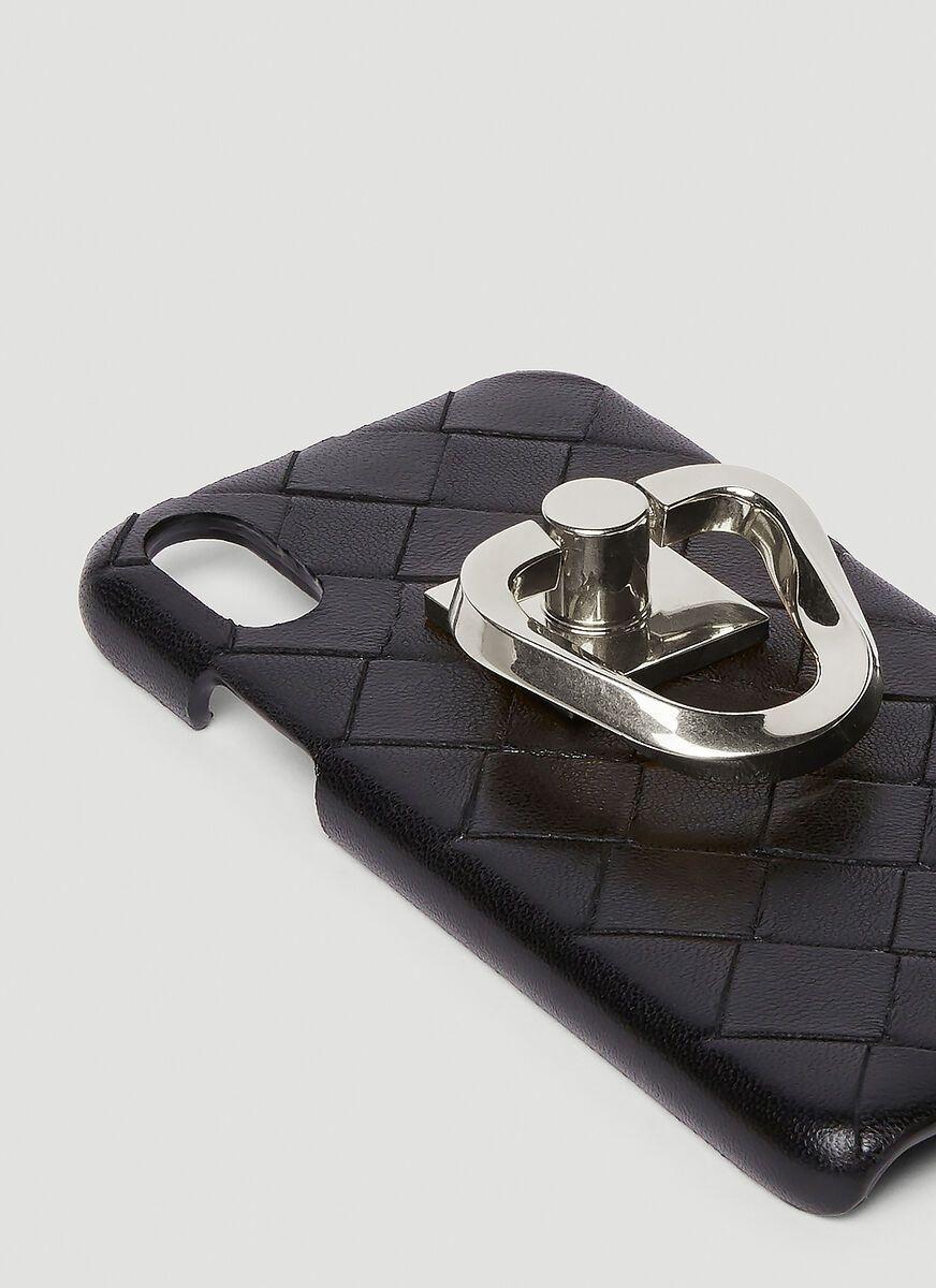 Bottega Veneta Woven Leather Iphone 11 Case in Black | Lyst