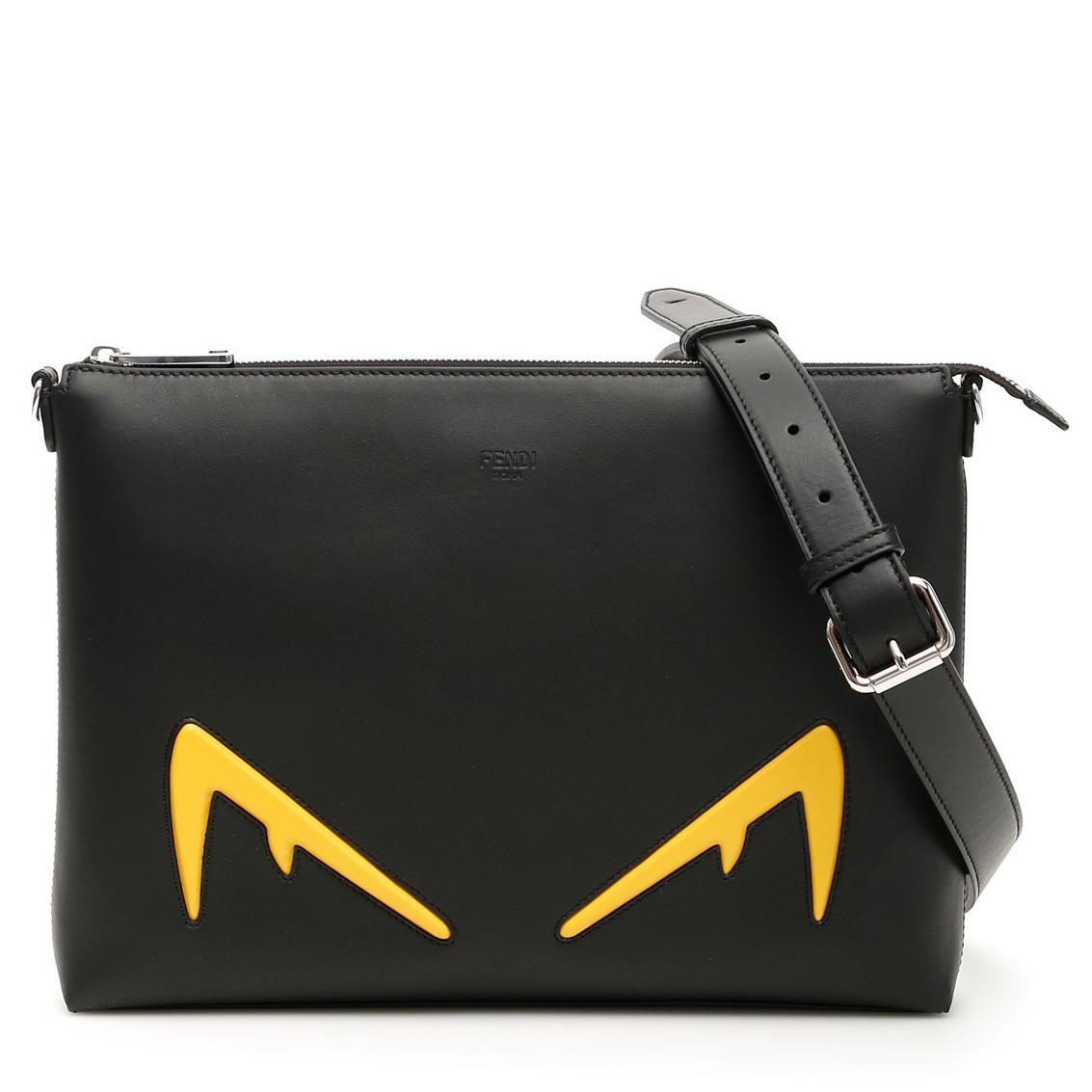 Fendi Bag Bugs Messenger Bag in Black for Men | Lyst