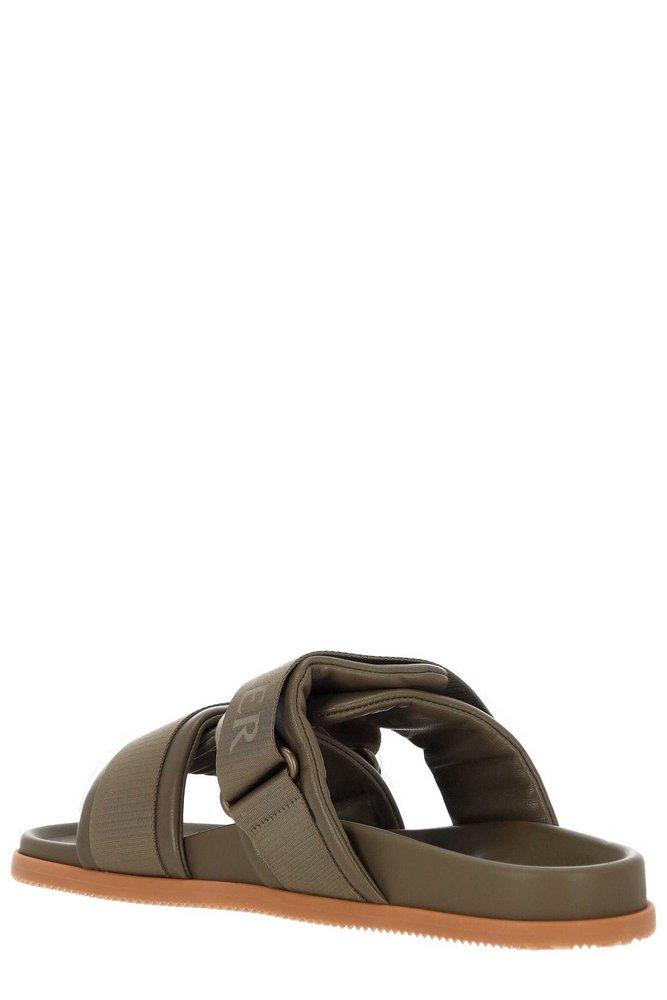 関税送料無料【MONCLER】Mon Summer Sliders Moncler Mon Summer Sliders in Green for Men | Lyst