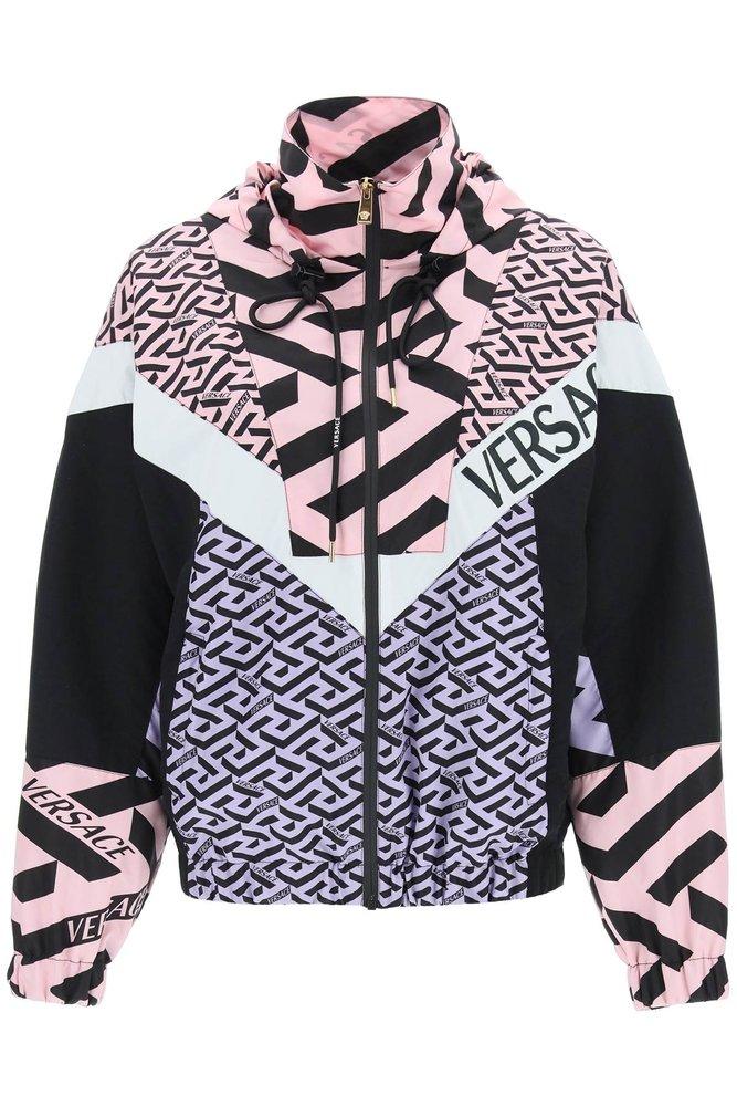 Versace La Greca Light Windbreaker Jacket | Lyst