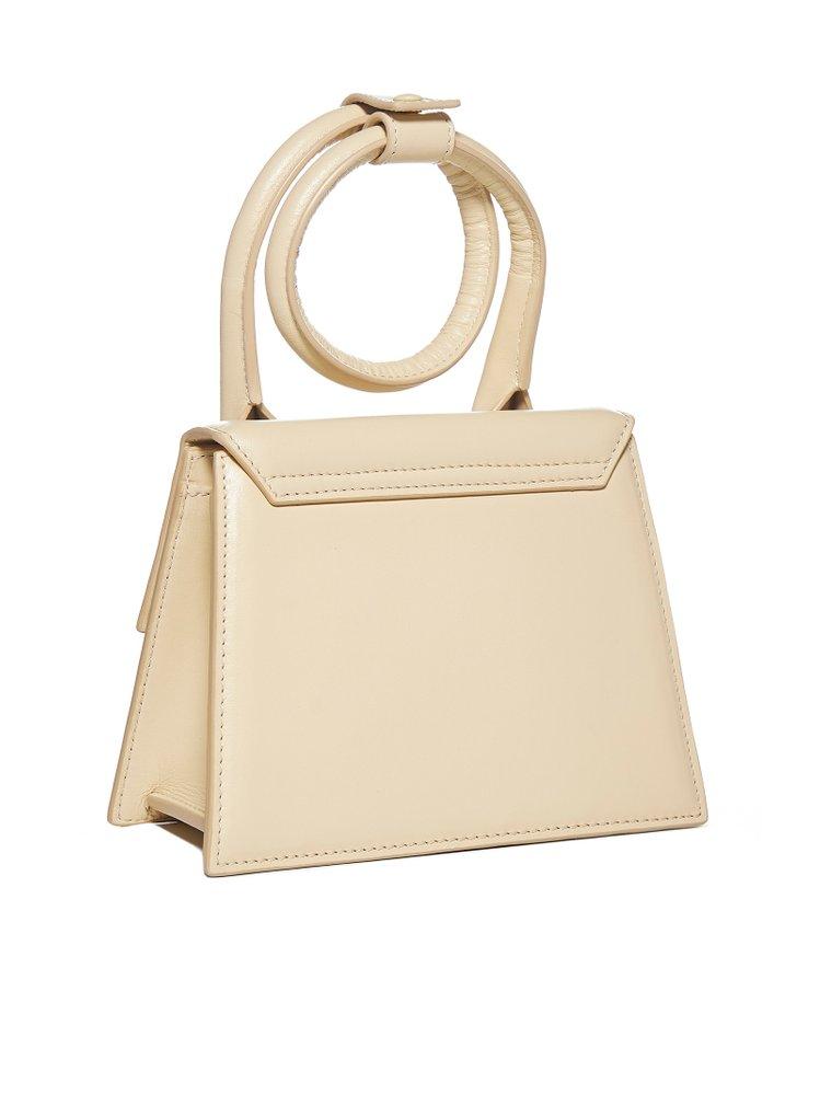 Jacquemus Leather Le Chiquito Noeud Tote Bag in Beige (Natural) | Lyst