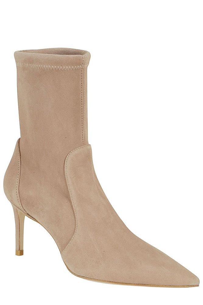 Pointed toe tan booties hot sale