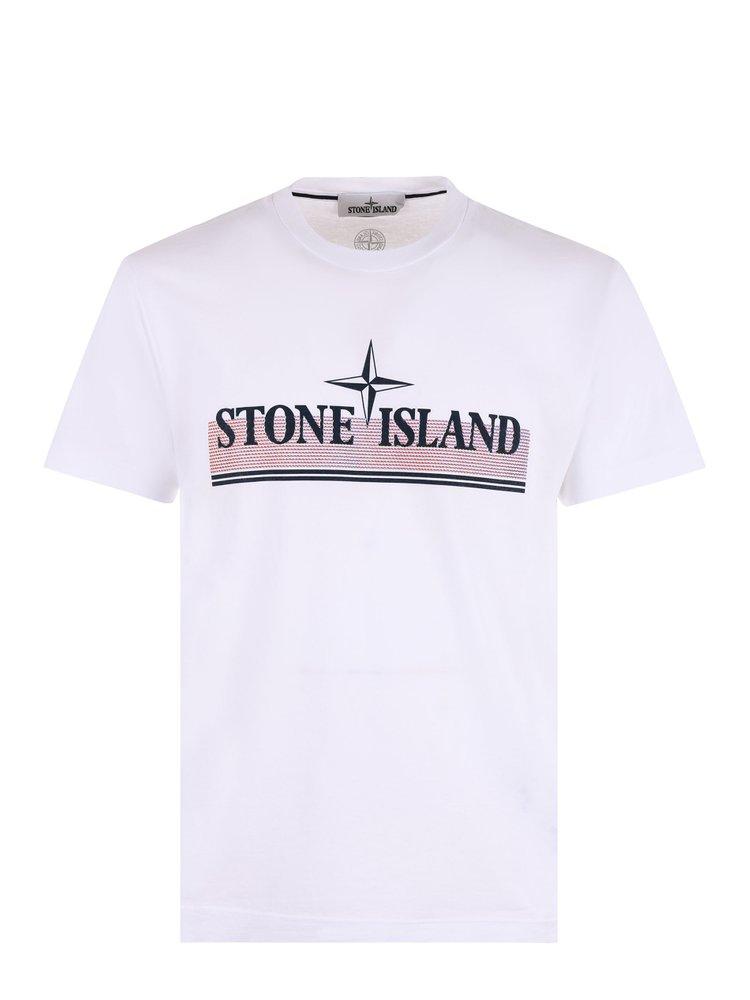 stone island printed short sleeve t shirt