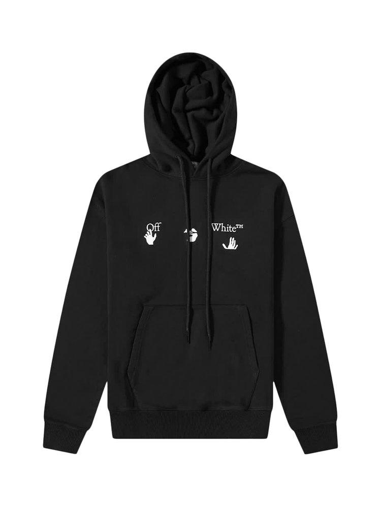 Virgil Abloh Big Ow Logo Slim Hoodie 