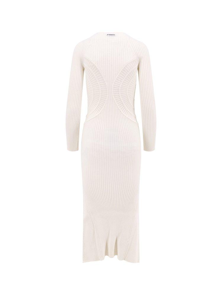 【送料&関税込】Off-White Viscose Blend Dress Vince Smocked Lenzing Ecovero-blend Voile And Tencel Lyocell