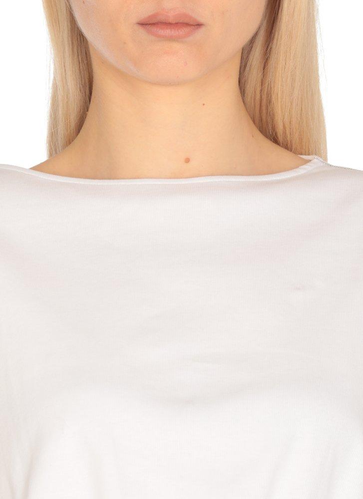 Tシャツ・カットソー FABIANA FILIPPI Fabiana Filippi Shirts White Fabiana Filippi bead-embellished T-shirt | White | FARFETCH