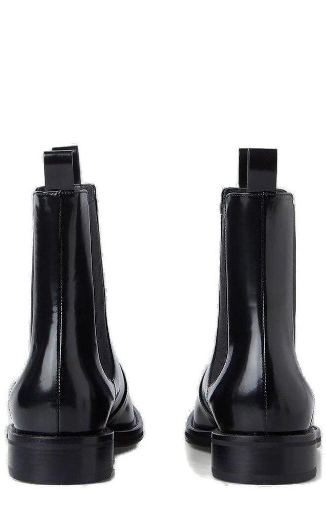 Martine Rose Chisel Toe Chelsea Boots in Black | Lyst