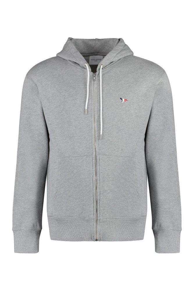 Maison kitsune store zip hoodie