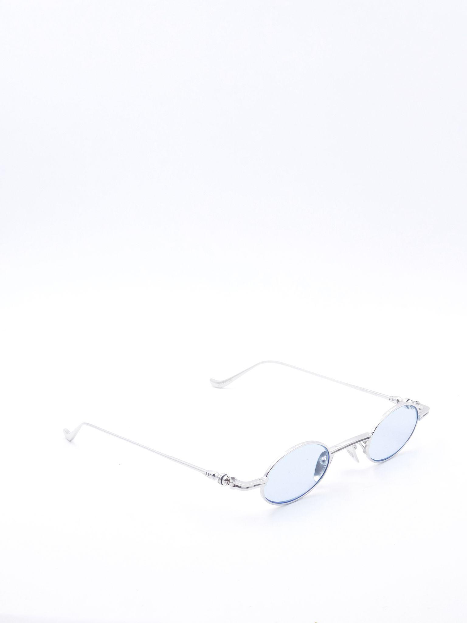 silver oval sunglasses
