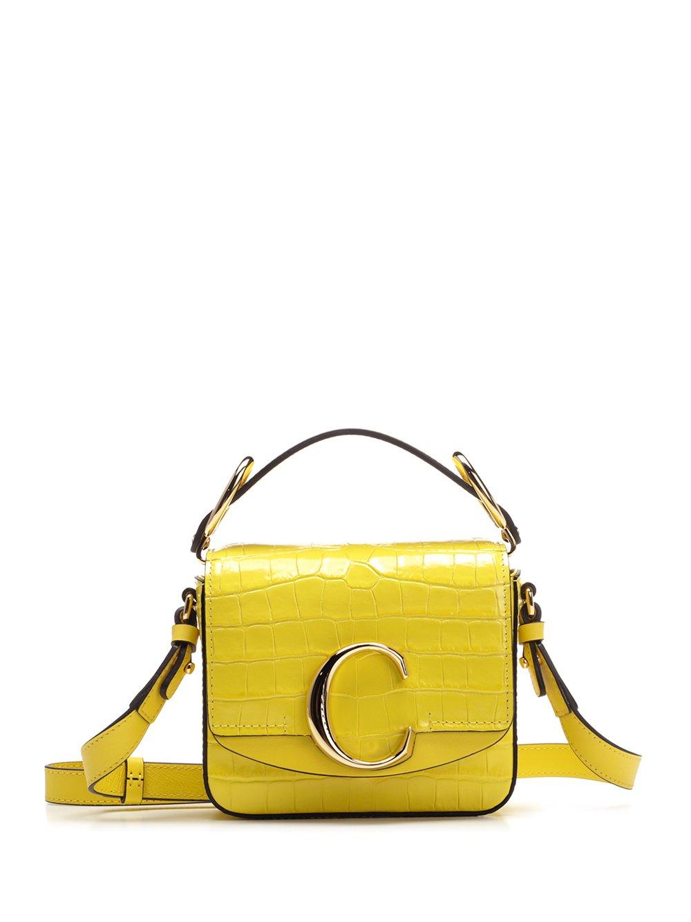 chloe yellow handbag