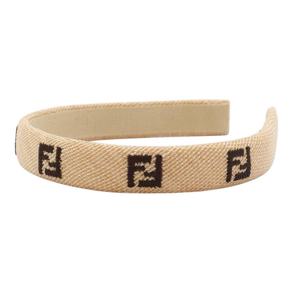 Fendi Ff Jacquard Headband in Metallic Lyst