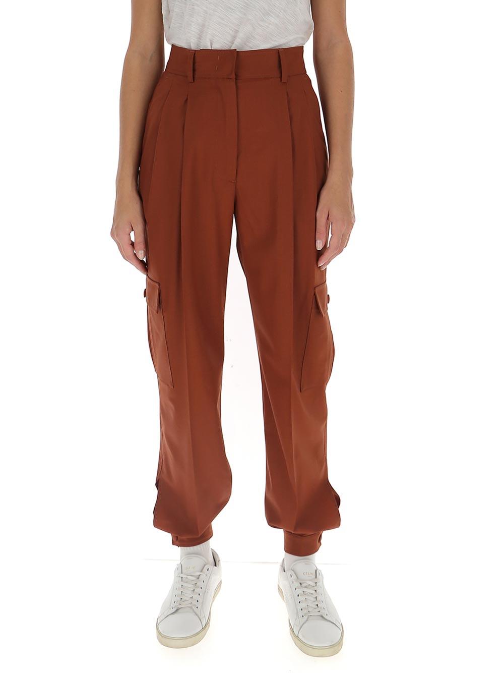 womens cuffed cargo trousers