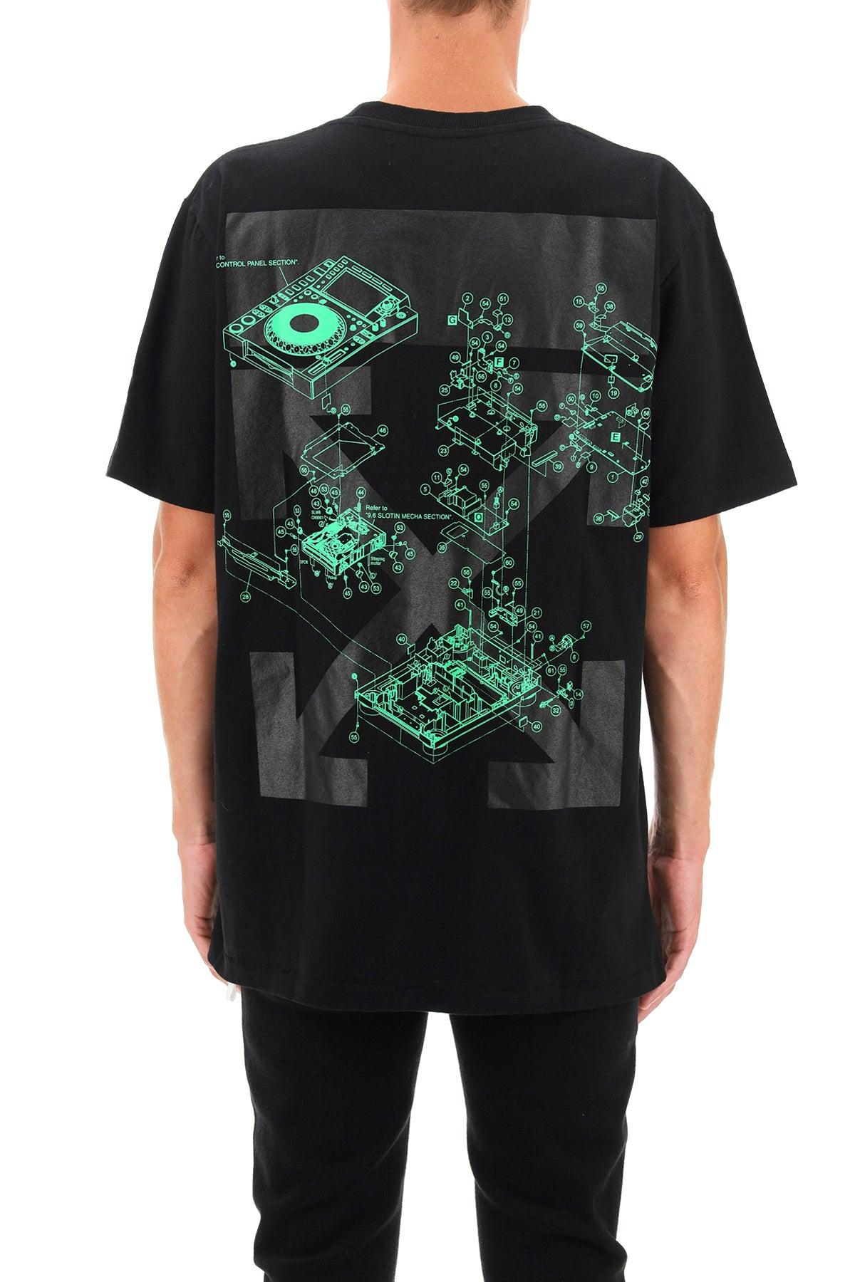 Off-White c/o Virgil Abloh X Pioneer Sound Engineer Print T Off-White c/o Virgil Abloh X Pioneer Sound Engineer Print T