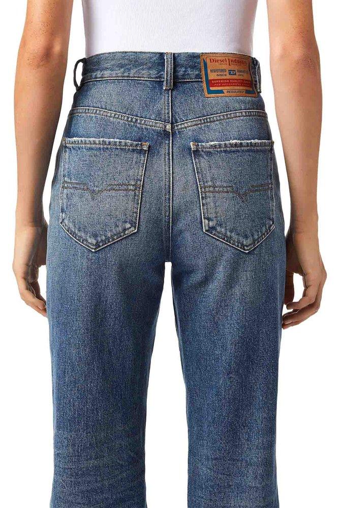 DIESEL 1956 High-rise Straight Jeans in Blue | Lyst