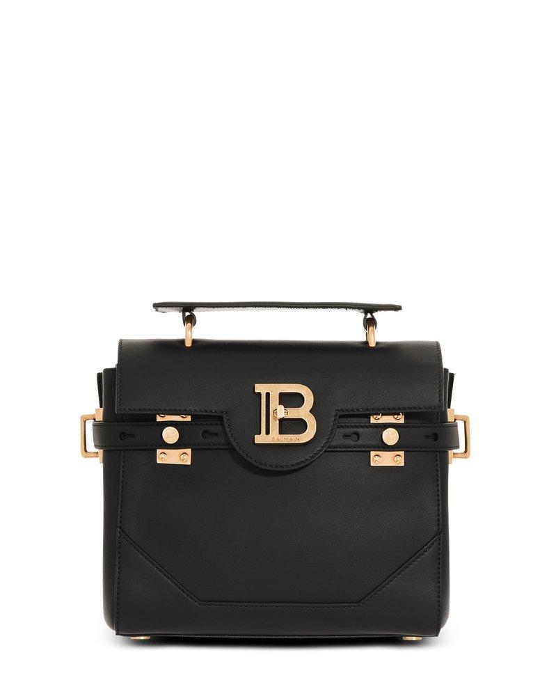 Balmain Bbuzz 23 Logo Plaque Tote Bag in Black Lyst
