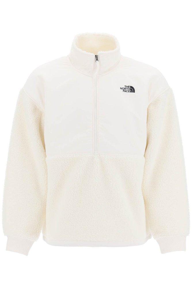 White north face fleece cheap jacket