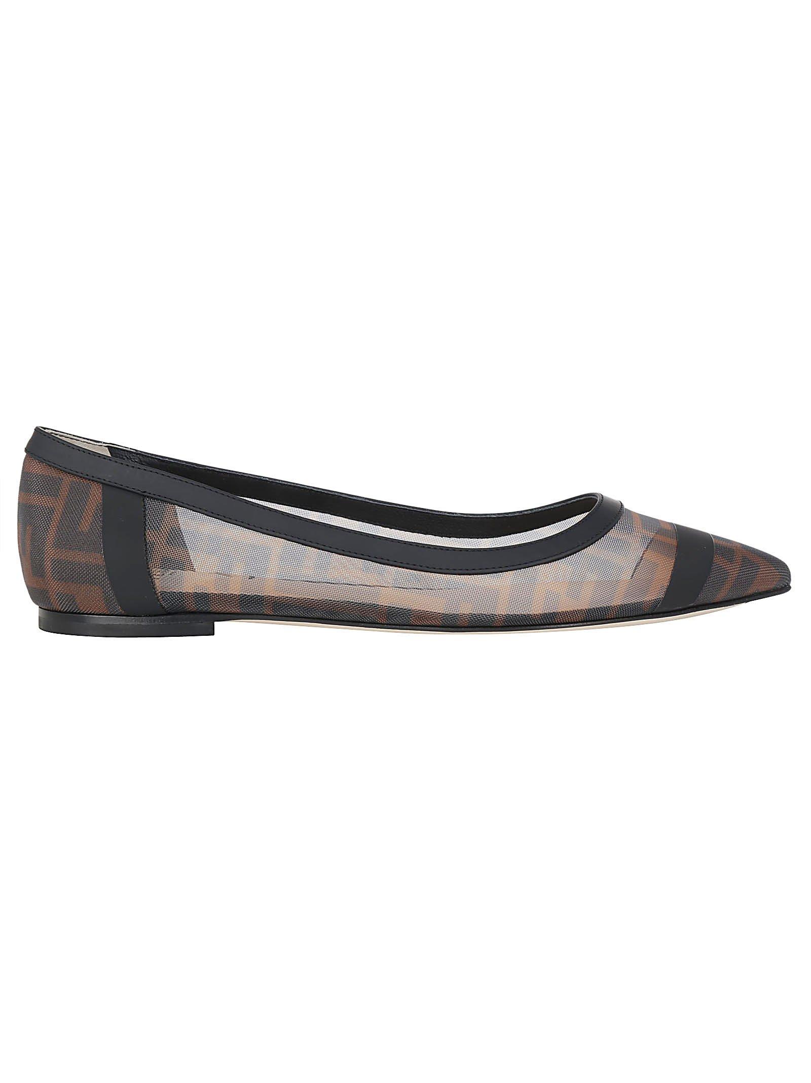 Fendi ballerina shoes clearance