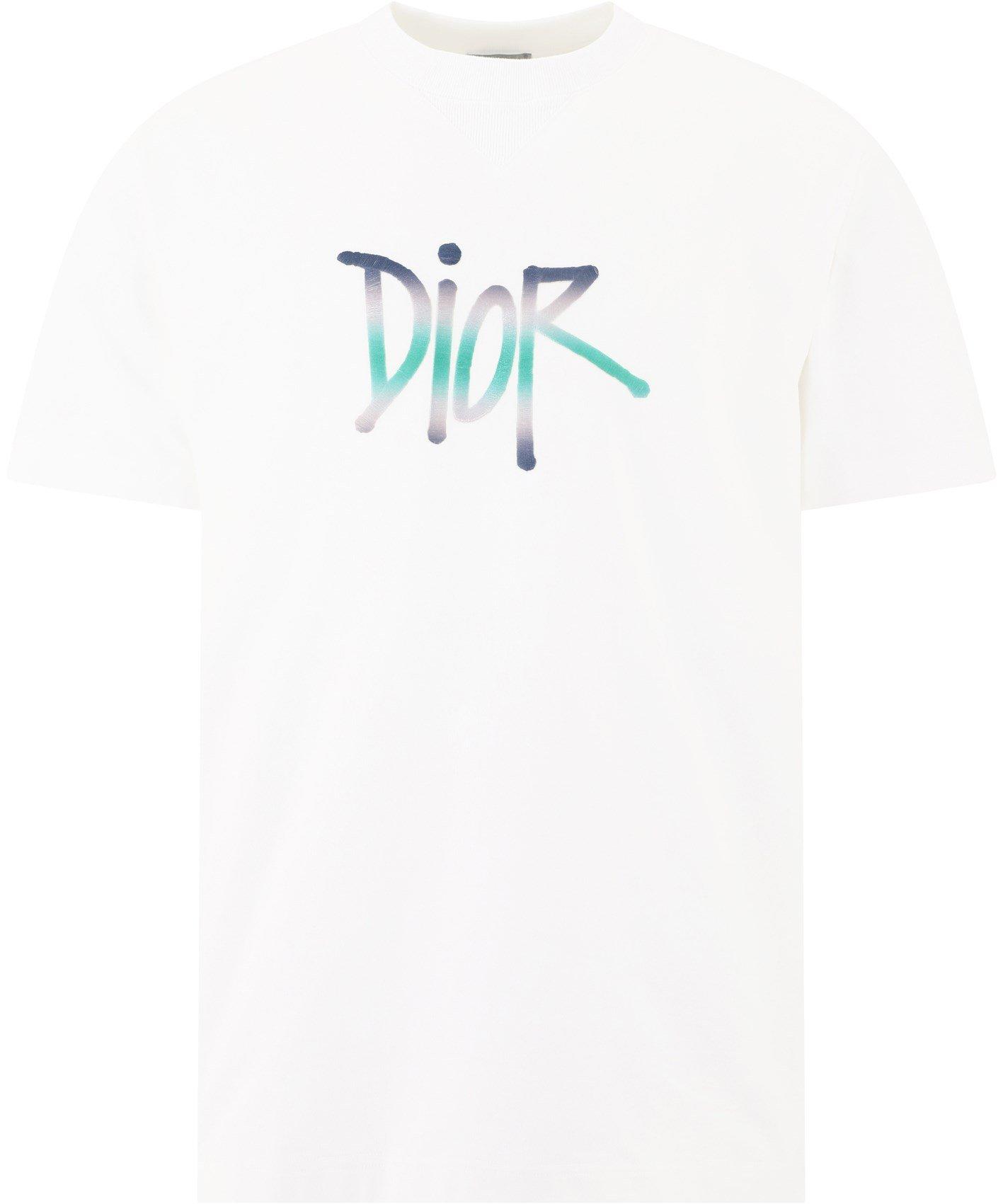 Louis Vuitton White Graffiti Logo T-Shirt