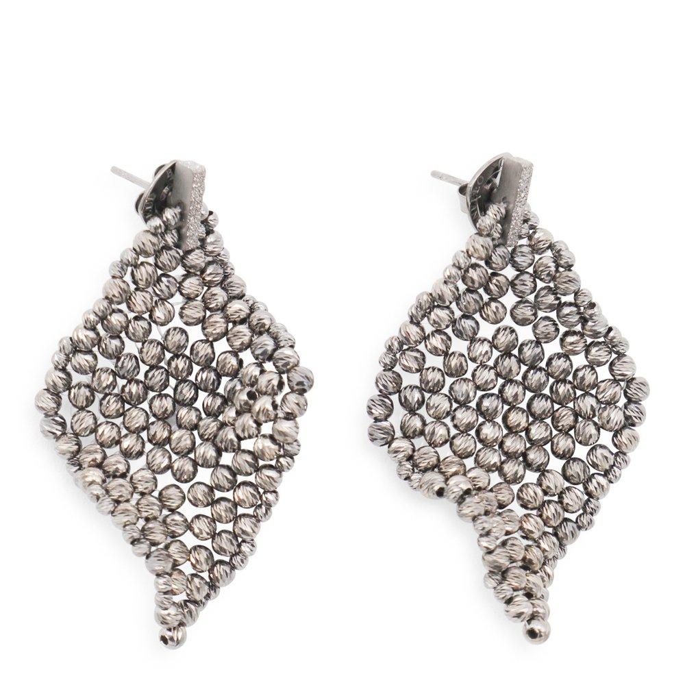 【関税＆送料込み】Brunello Cucinelli Sculptured Silver Ear Brunello Cucinelli Sterling Silver Sculptured Earrings