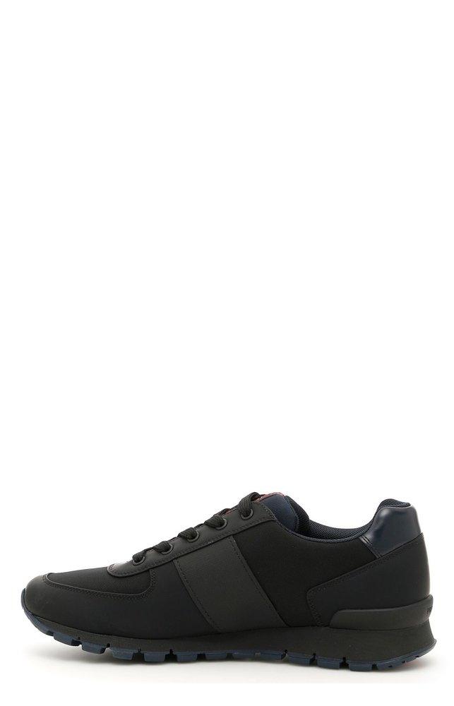 Prada Match Race Sneakers in Black for Men Lyst