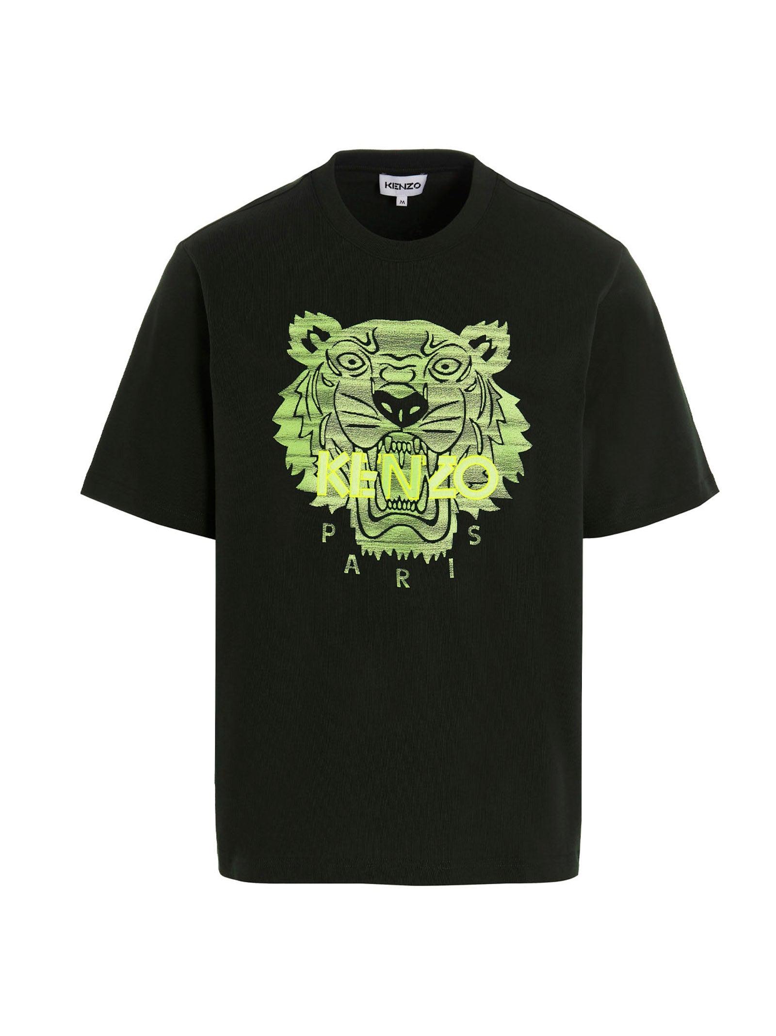 neon green kenzo shirt