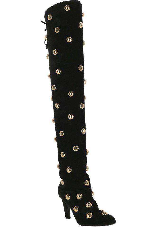 Chloe Eve Thigh High Boots in Black Lyst